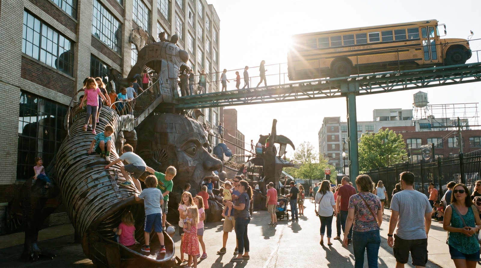 Editorial photograph of City Museum in St. Louis
