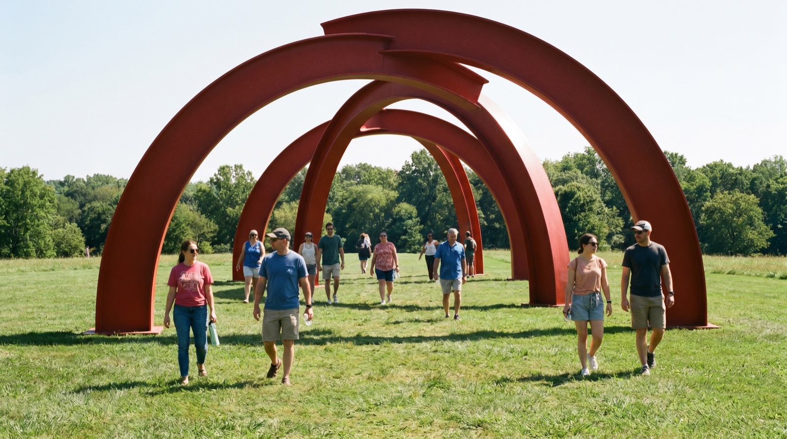 Editorial photograph of Laumeier Sculpture Park in St. Louis