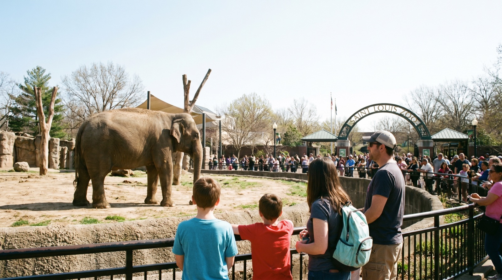 Editorial photograph of Saint Louis Zoo in St. Louis