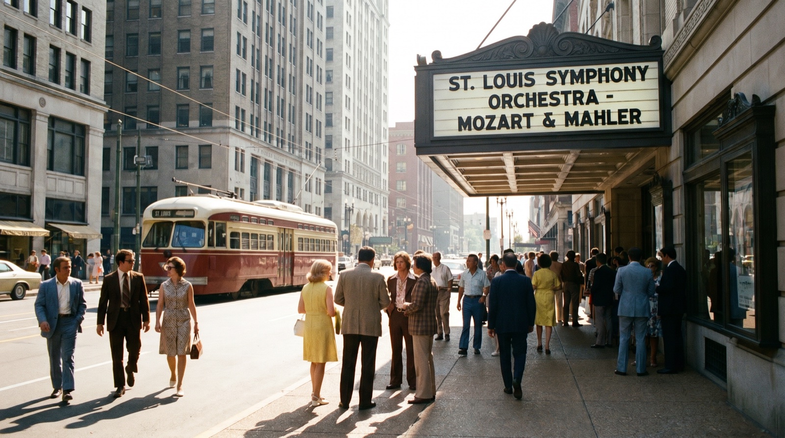 Editorial photograph of Powell Hall in St. Louis
