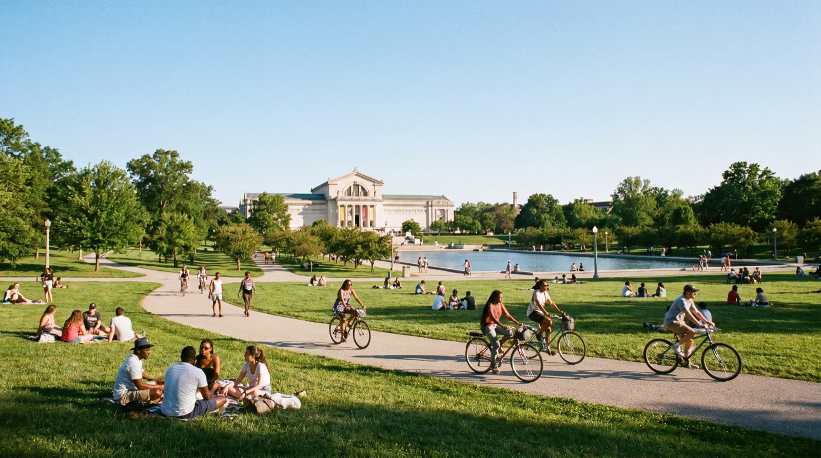 Editorial photograph of Forest Park in St. Louis