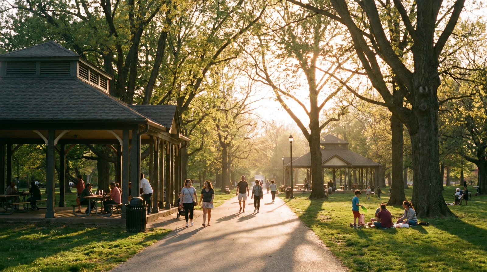 Editorial photograph of Tower Grove Park in St. Louis