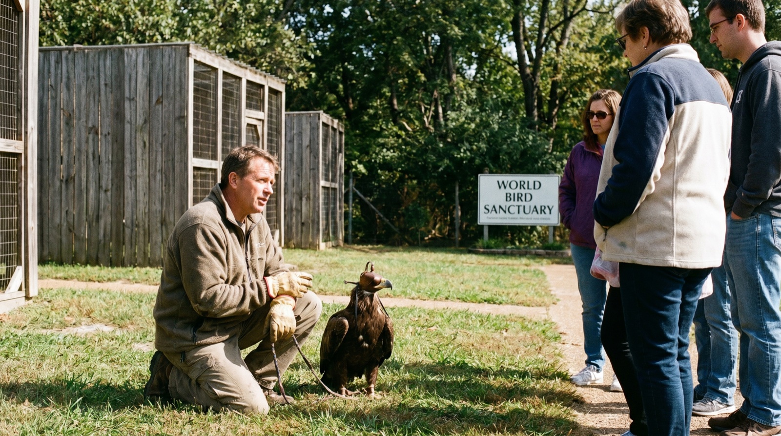 Editorial photograph of World Bird Sanctuary in St. Louis