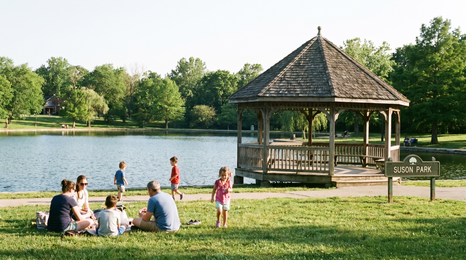 Editorial photograph of Suson Park in St. Louis