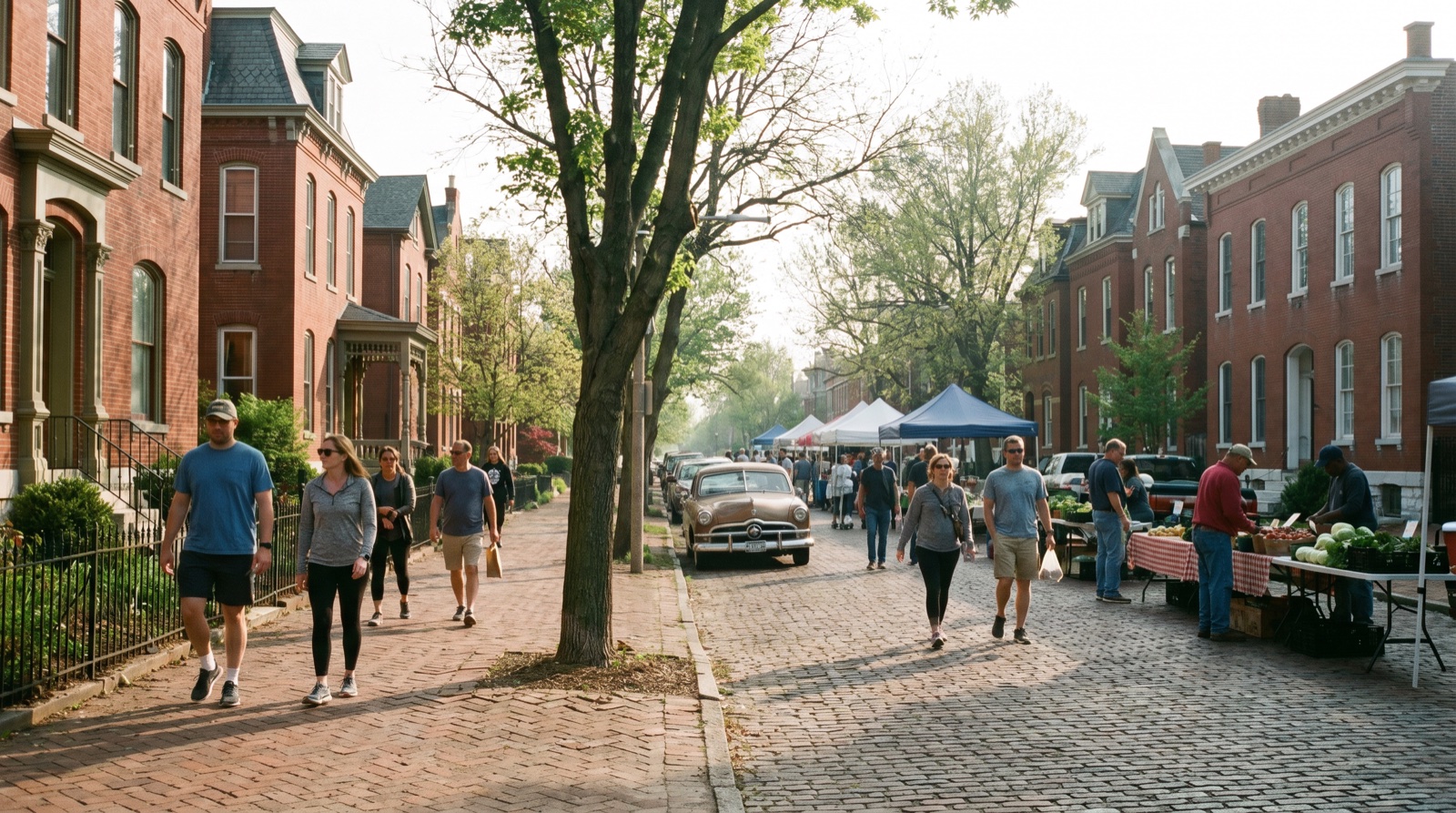 Editorial photograph of Soulard in St. Louis